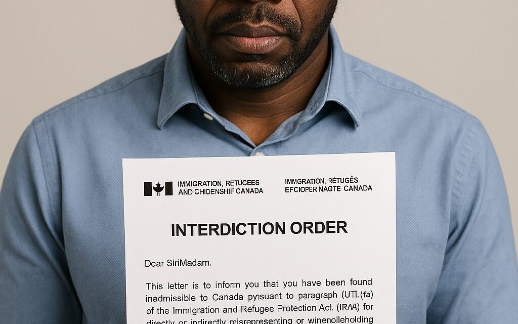 Fausse déclaration et interdiction de territoire : comment une simple omission peut ruiner cinq ans d’immigration (cas fictif, 2025)