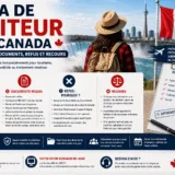Illustration du visa de visiteur canadien