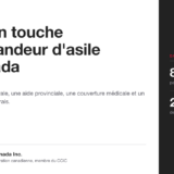 Image de couverture du guide de Ladoual Immigration Canada sur ce que reçoit un demandeur d'asile au Canada, avec 845 $ par mois au Québec.
