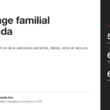 Couverture du guide « Parrainage familial au Canada » de Ladoual Immigration Canada Inc. : conditions du répondant et de la personne parrainée, délais, refus et recours.