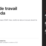 Guide du permis de travail au Canada par Ladoual Immigration Canada Inc. : types de permis, dispenses d'EIMT, frais, motifs de refus et recours.